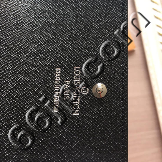 LVコピーウォレット素材ディテール